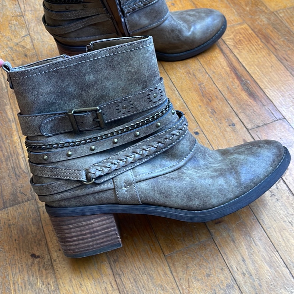 Light Brown Booties - image 1